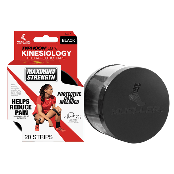 Mueller Typhoon Elite Kinesiology Therapeutic Tape (Black) | SoccerWearhouse