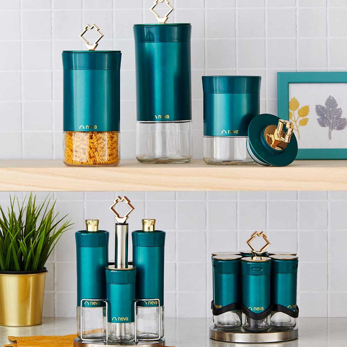 NEVA Neva Olie & Azijnset met stand Mentol