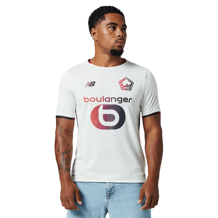 New Balance Men's Lille Away Jersey 25/26 (White) | SoccerWearhouse