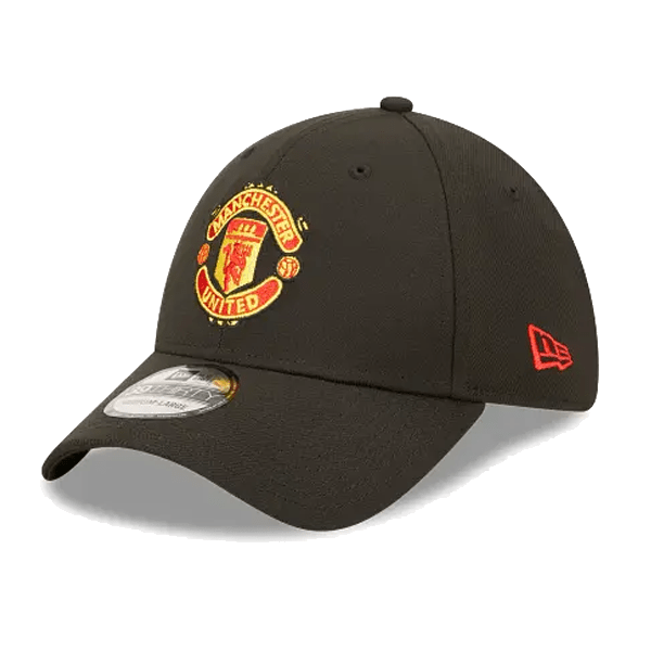 New Era Manchester United 39Thirty Hat (Black) | SoccerWearhouse