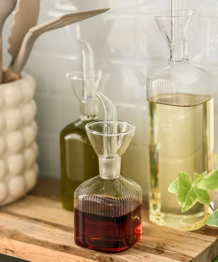Liman Home Decor - Liman Online Olivetta stripe oliefles | borosilicaatglas | 170 ml