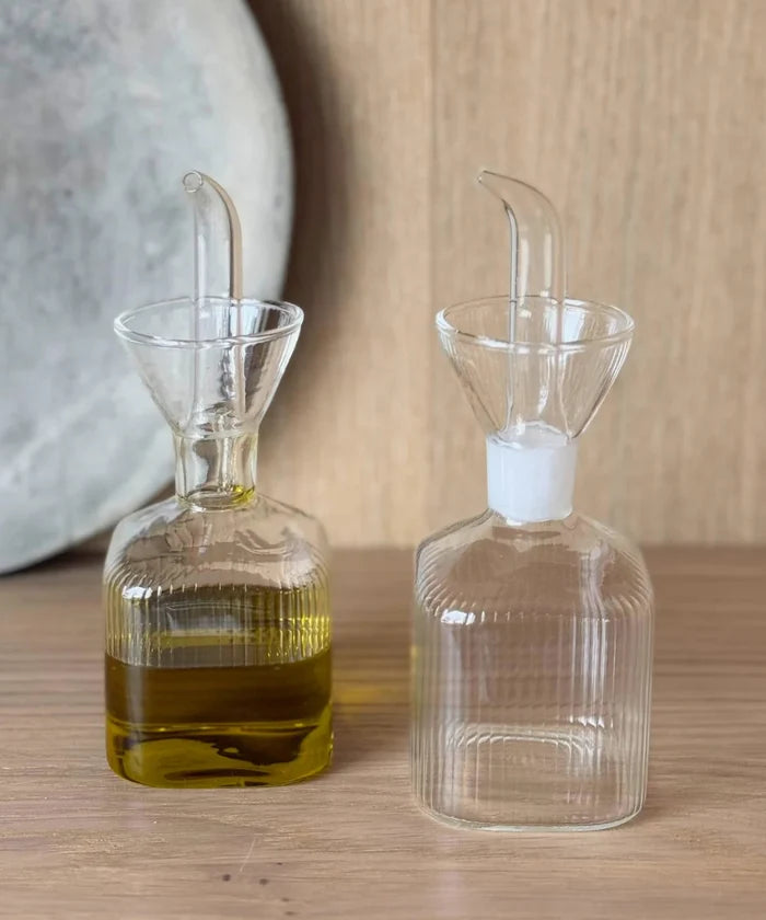 Liman Home Decor - Liman Online Olivetta stripe oliefles | borosilicaatglas | 170 ml