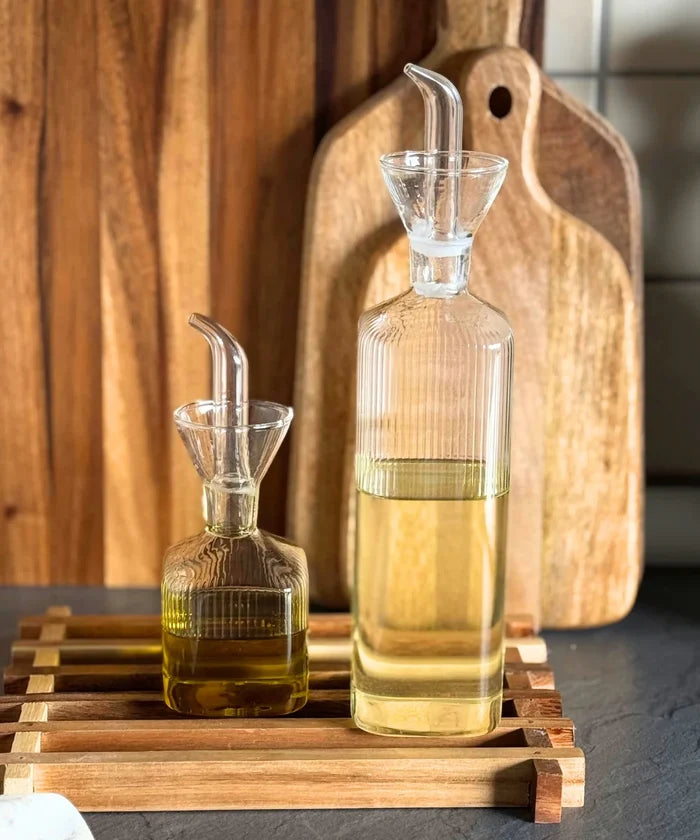 Liman Home Decor - Liman Online Olivetta stripe oliefles | borosilicaatglas | 170 ml