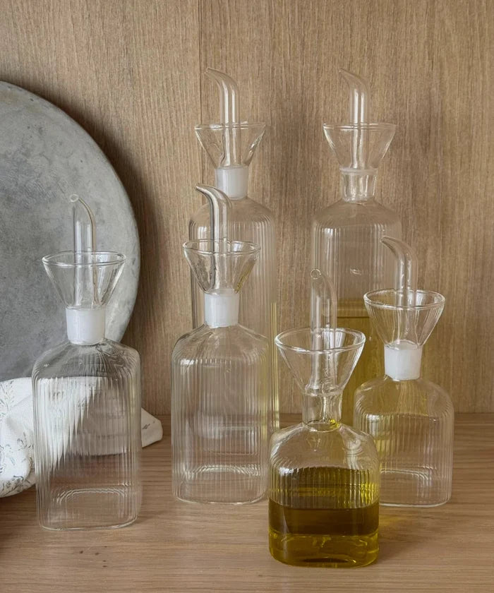 Liman Home Decor - Liman Online Olivetta stripe oliefles | borosilicaatglas | 170 ml