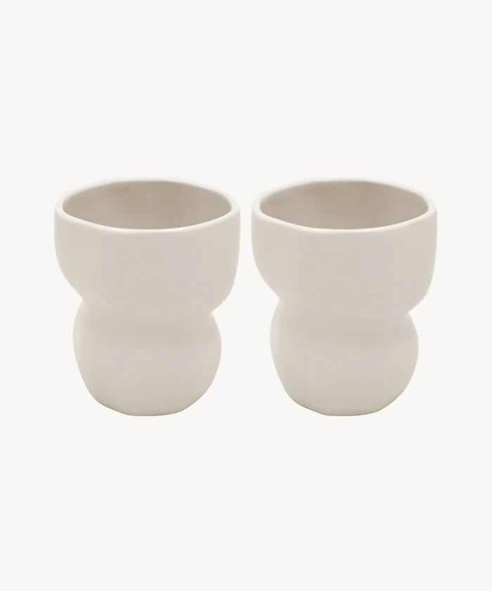ZH Organic keramieken Mok Beige | 2 Delig