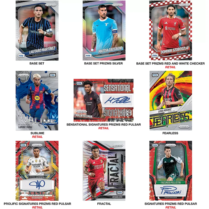 Panini Prize Soccer Cards Pack 25/26 (4 Cards) | SoccerWearhouse
