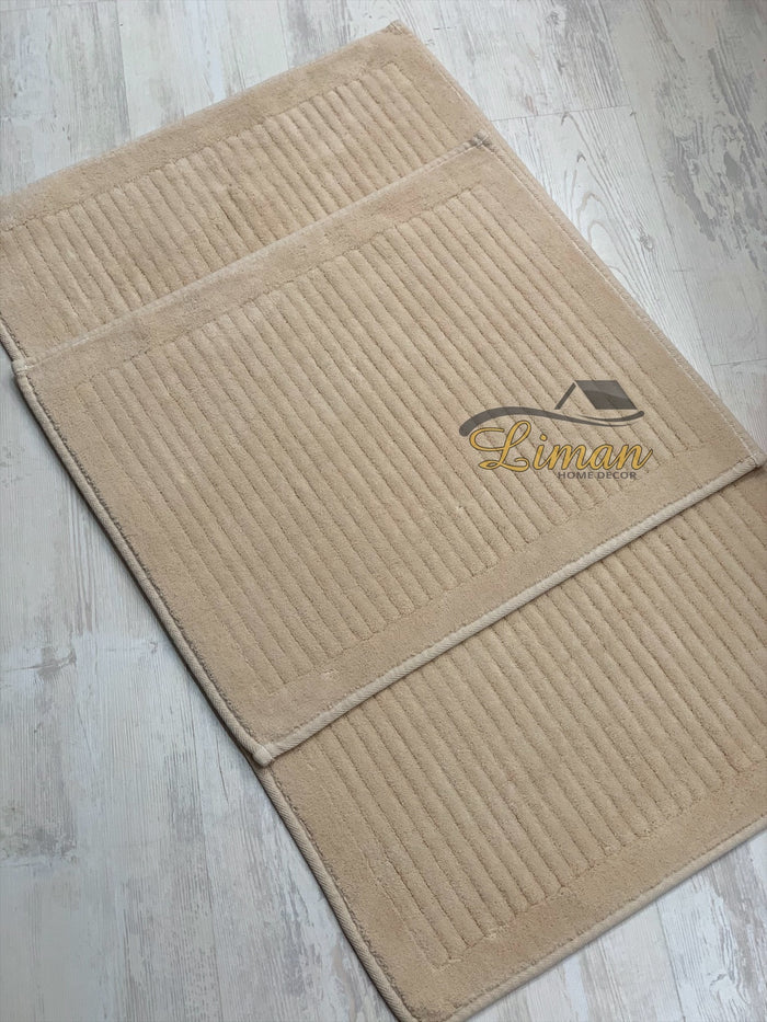 Liman Home Decor - Liman Online Pileli Badmatset Beige