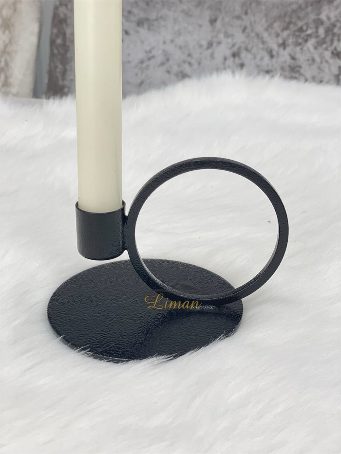 S|P Collection Pillar Kandelaar 10xH9cm metaal Zwart