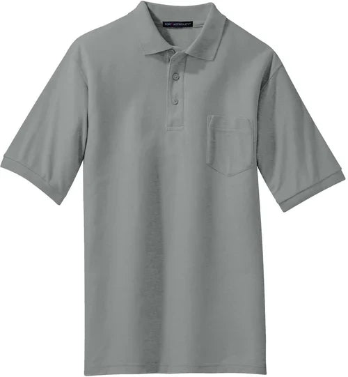 Port Authority Silk Touch Polo with Pocket