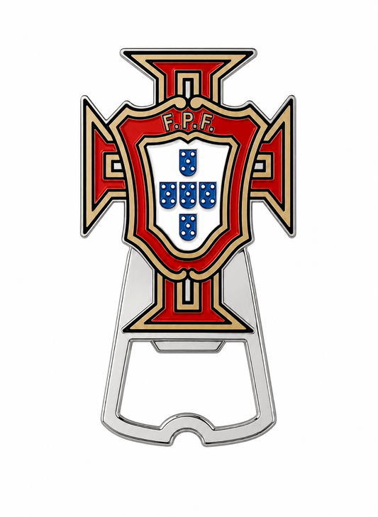 Portugal National Football Team FPF Metal Bottle Opener | SoccerWearhouse