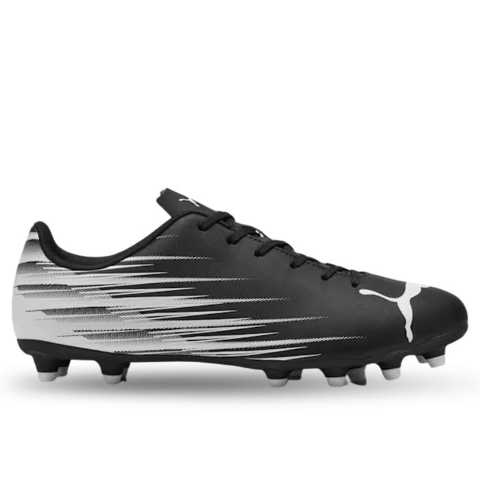 PUMA Attacanto II FG/AG Soccer Cleats (Black/White) | SoccerWearhouse