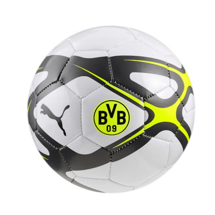 Puma BVB Culture Mini Soccer Ball (Silver Mist/Puma Black) | SoccerWearhouse
