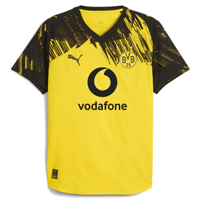 Puma BVB Dortmund Authentic Home Jersey 25/26 (Faster Yellow/Puma Black) | SoccerWearhouse