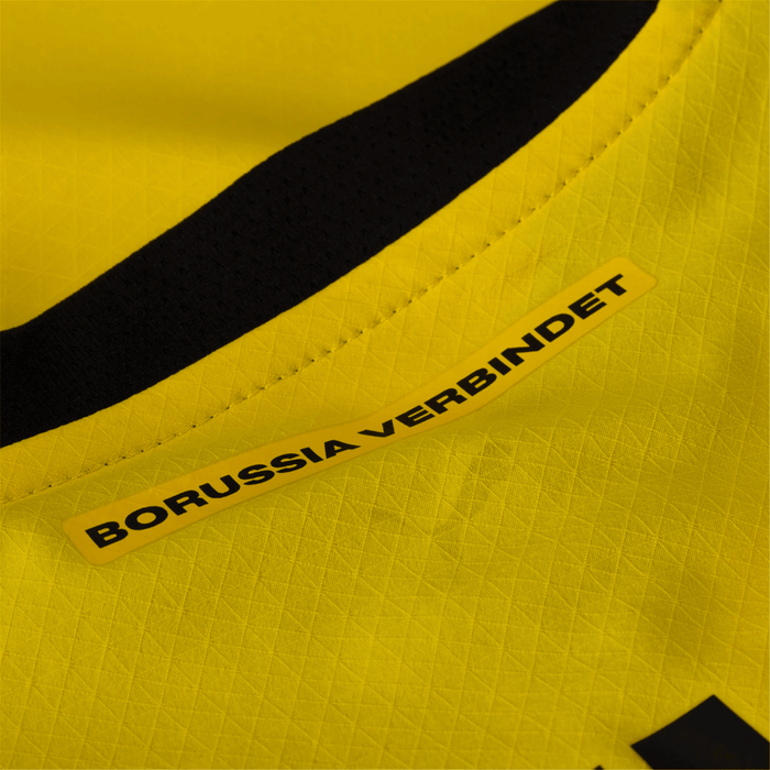 Puma BVB Dortmund Authentic Emre Can Home Jersey w/ Bundesliga Patch 25/26 (Faster Yellow/Puma Black) | SoccerWearhouse
