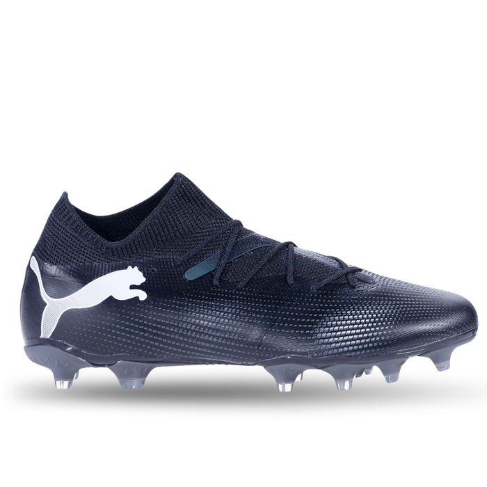 Puma Future 7 Match FG/AG Soccer Cleats (Puma Black/Puma White) | SoccerWearhouse