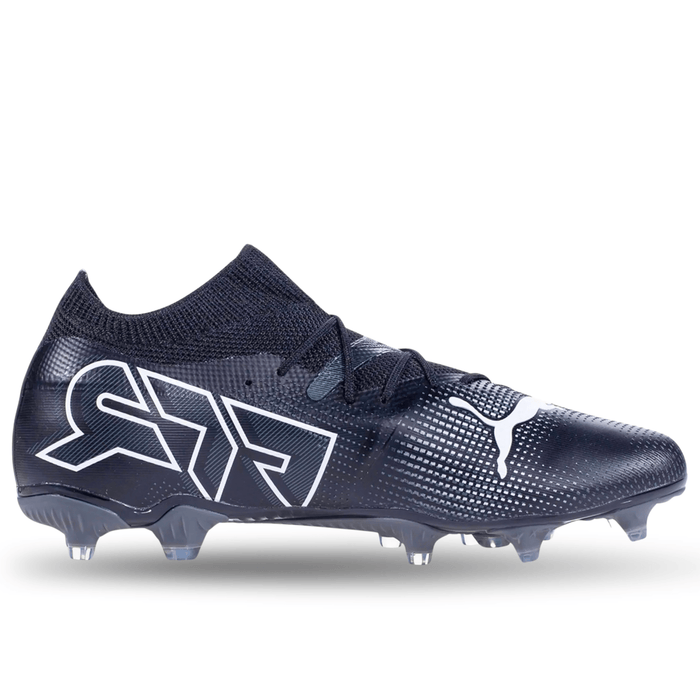Puma Future 7 Match FG/AG Soccer Cleats (Puma Black/Puma White) | SoccerWearhouse