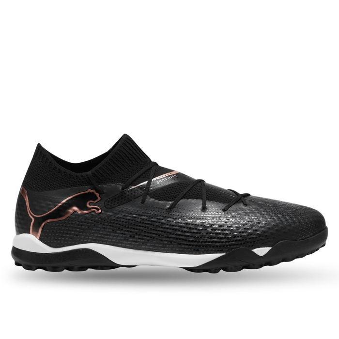 Puma Future 7 Pro Cage Turf Soccer Shoes (Puma Black/Puma White) | SoccerWearhouse
