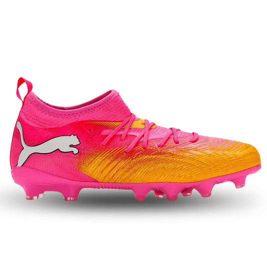 Puma Future 9 Match FG/AG Junior Soccer Cleats (Pink) | SoccerWearhouse