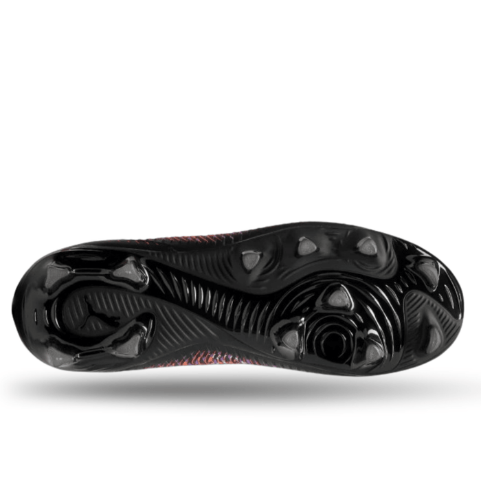 Puma Jr. Future 8 Match FG/AG Soccer Cleats (Black/Glowing Red) | SoccerWearhouse