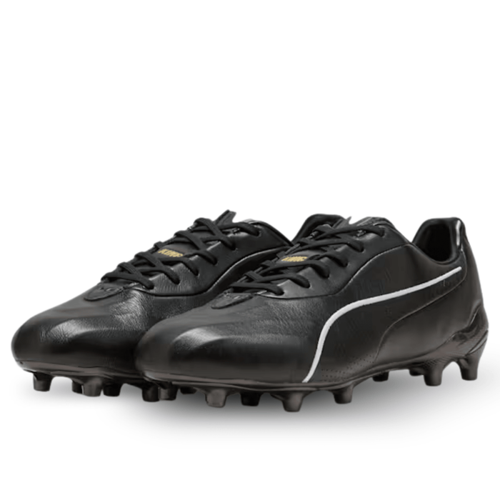 PUMA King Platinum FG/AG Soccer Cleats (Puma Black/Gold) | SoccerWearhouse