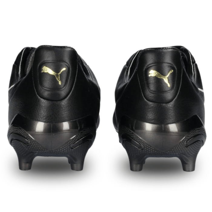 PUMA King Platinum FG/AG Soccer Cleats (Puma Black/Gold) | SoccerWearhouse