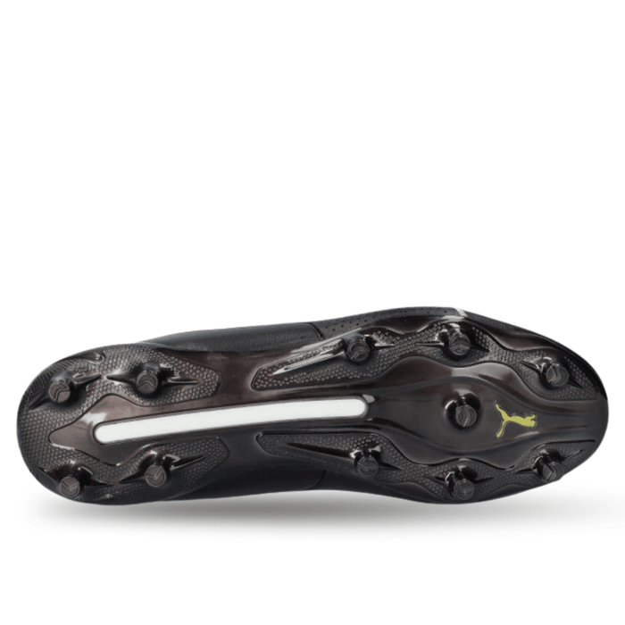PUMA King Platinum FG/AG Soccer Cleats (Puma Black/Gold) | SoccerWearhouse