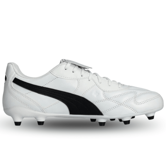 Puma King Top FG/AG Soccer Cleats (White) | SoccerWearhouse