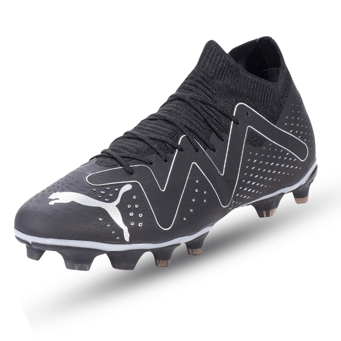 Puma Match Future FG/AG Soccer Cleats (Puma Black/Puma Silver) | SoccerWearhouse