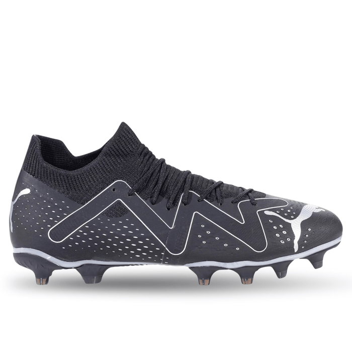 Puma Match Future FG/AG Soccer Cleats (Puma Black/Puma Silver) | SoccerWearhouse