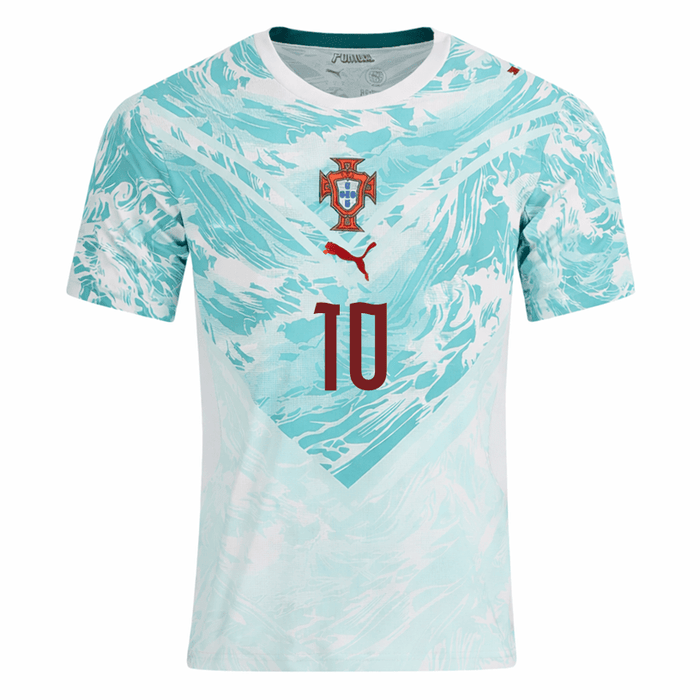 PUMA Men's Bernardo Portugal 2026 Away Stadium Jersey (White) | SoccerWearhouse