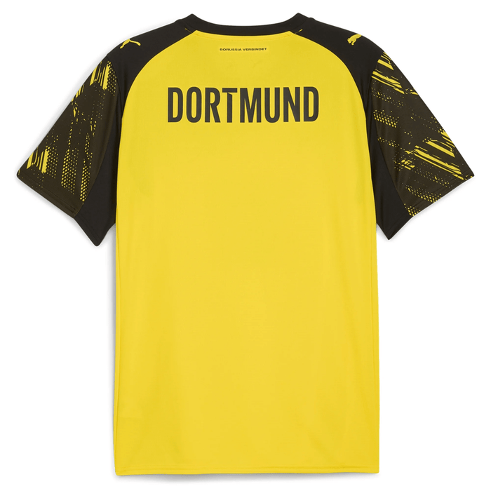 Puma Men's BVB Dortmund Home Jersey 25/26 (Faster Yellow/Black) | SoccerWearhouse