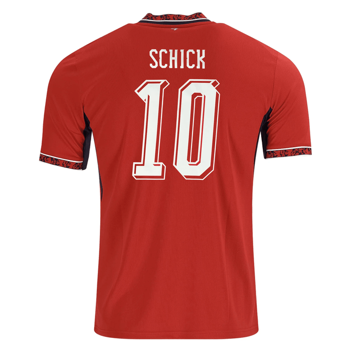 Puma Mens Czechia Patrick Schick Republic Home Stadium Jersey 2026 (Dark Cherry/Navy) | SoccerWearhouse