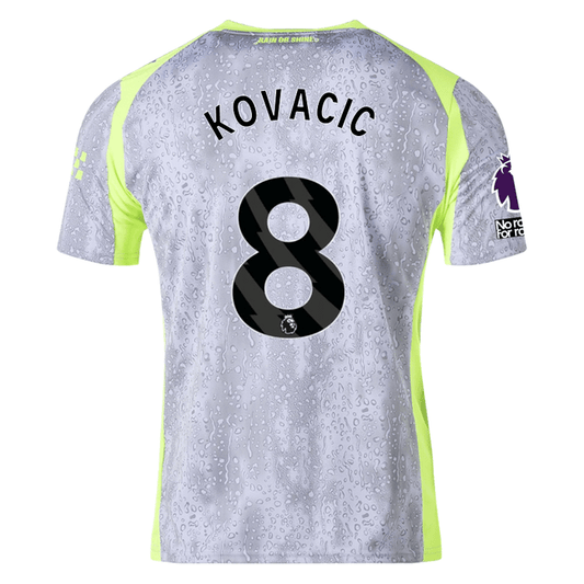 Puma Men's Manchester City Kovacic Third Jersey w/ EPL + No Room For Racism Patches 25/26 (Cool Weather/Pro Green) | SoccerWearhouse