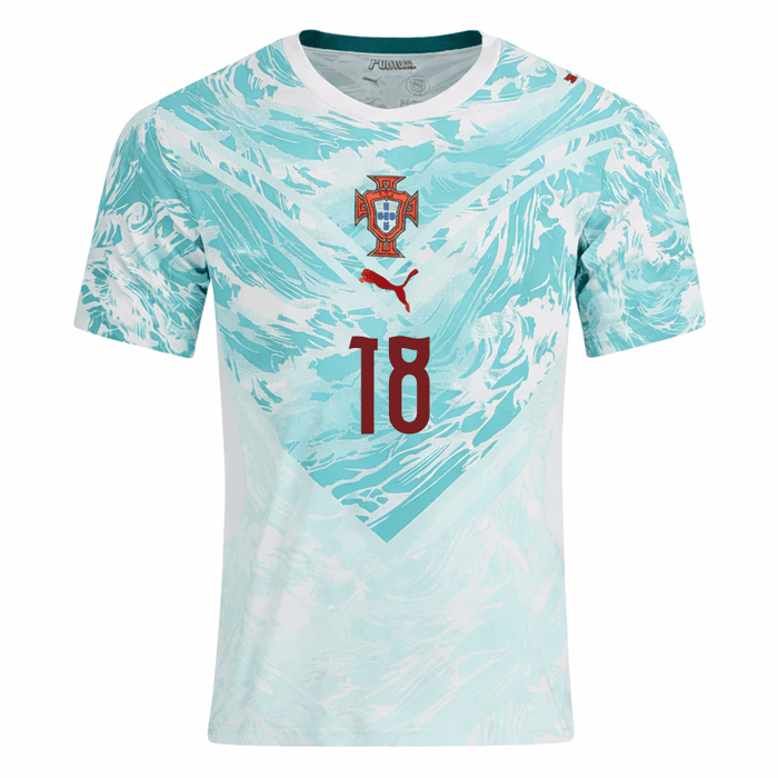 PUMA Men's Neto Portugal 2026 Away Stadium Jersey (White) | SoccerWearhouse