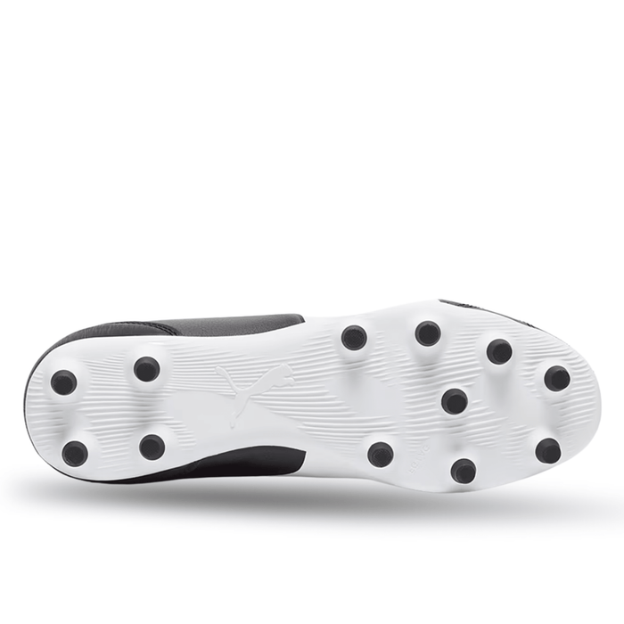 Puma Monarch II FG/AG Soccer Cleats (Puma Black/White) | SoccerWearhouse
