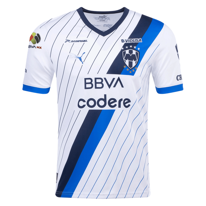 Puma Monterrey Away Jersey w/ Liga MX Patch 23/24 (Puma White) | SoccerWearhouse