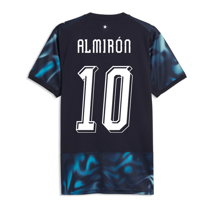 Puma Paraguay Miguel Almirón Away Jersey 2026 (Navy/Tropical Blue) | SoccerWearhouse