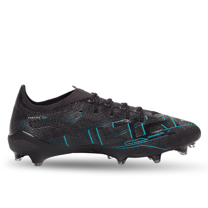 Puma Ultra 5 Ultimate FG Soccer Cleats (Black/Silver/Bright Royal) | SoccerWearhouse