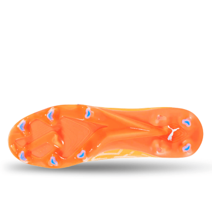 Puma Ultra Ultimate FG/AG Soccer Cleats (Orange/Blue Glimmer) | SoccerWearhouse