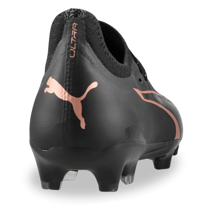 Puma Ultra Ultimate FG/AG Soccer Cleats (Puma Black/Copper Rose) | SoccerWearhouse