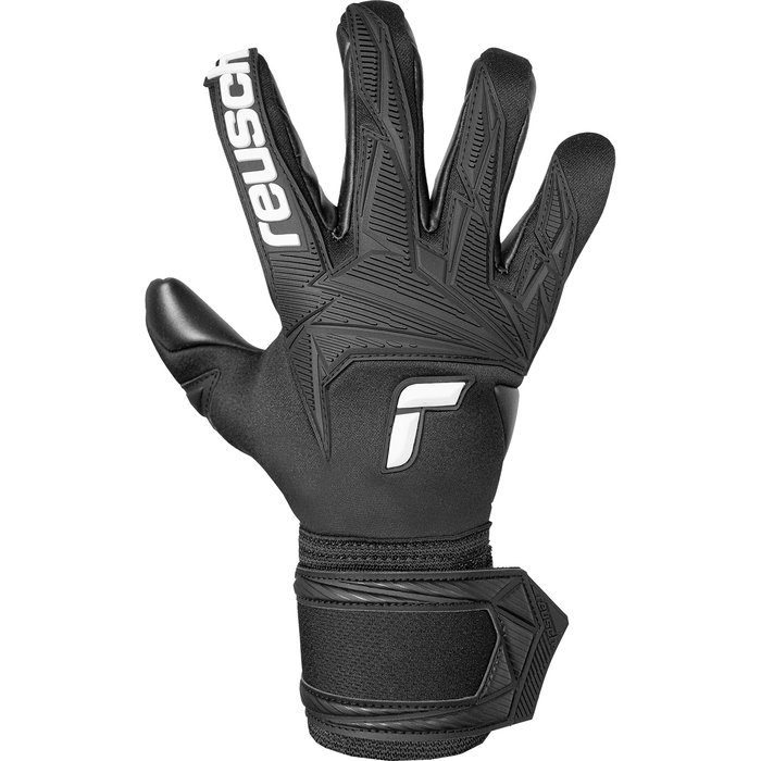 Reusch Attrakt Freegel Infinity Goalkeeper Gloves (Black) | SoccerWearhouse