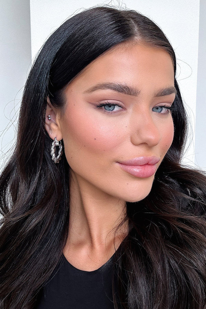 Rita Hoops - Silver