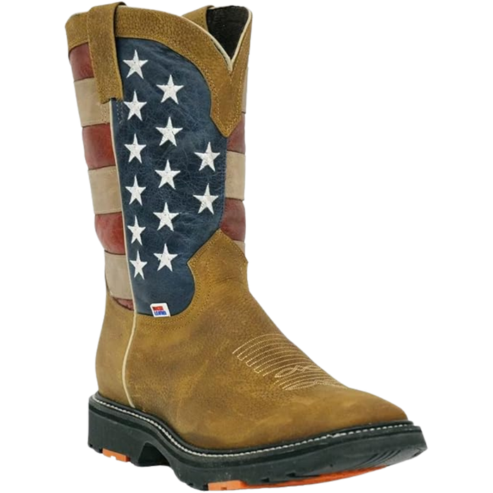 RockinLeather Men's American Flag Patriot Western Boots