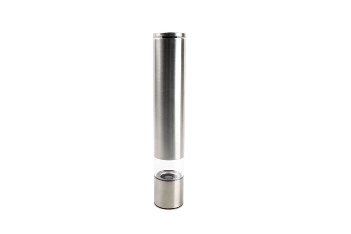 Liman Home Decor - Liman Online Spice Peper/zoutmolen H28,5cm Zilver