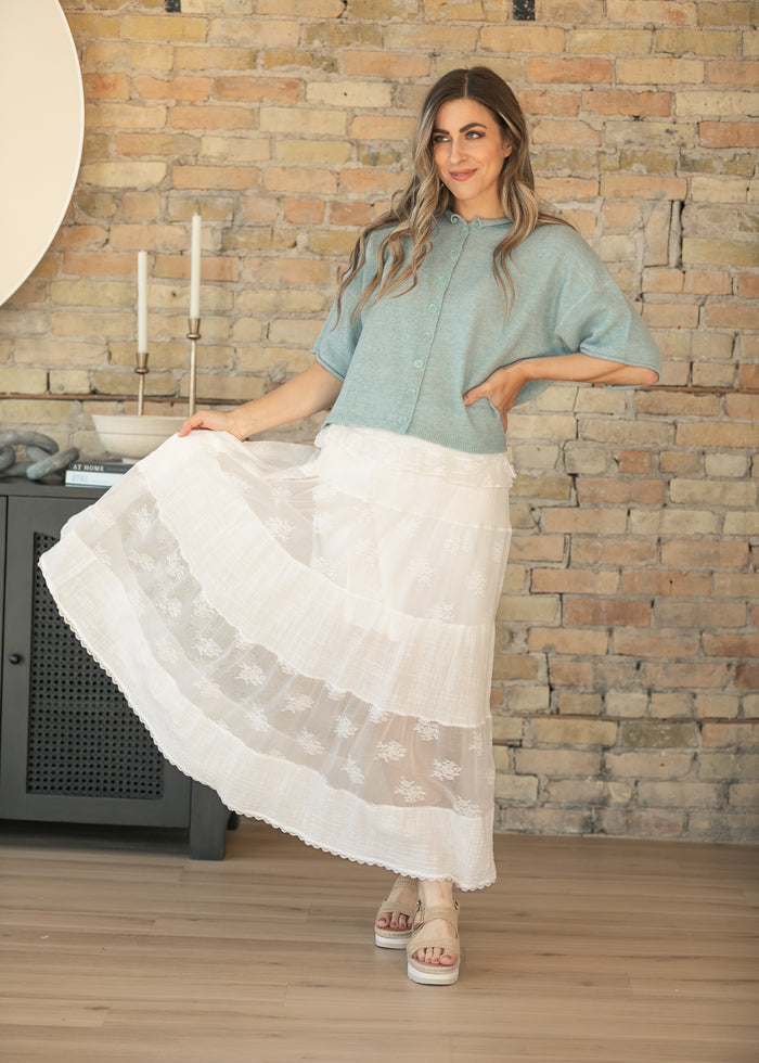 Steve Madden® Tarryn Lace Maxi Skirt FF Skirts