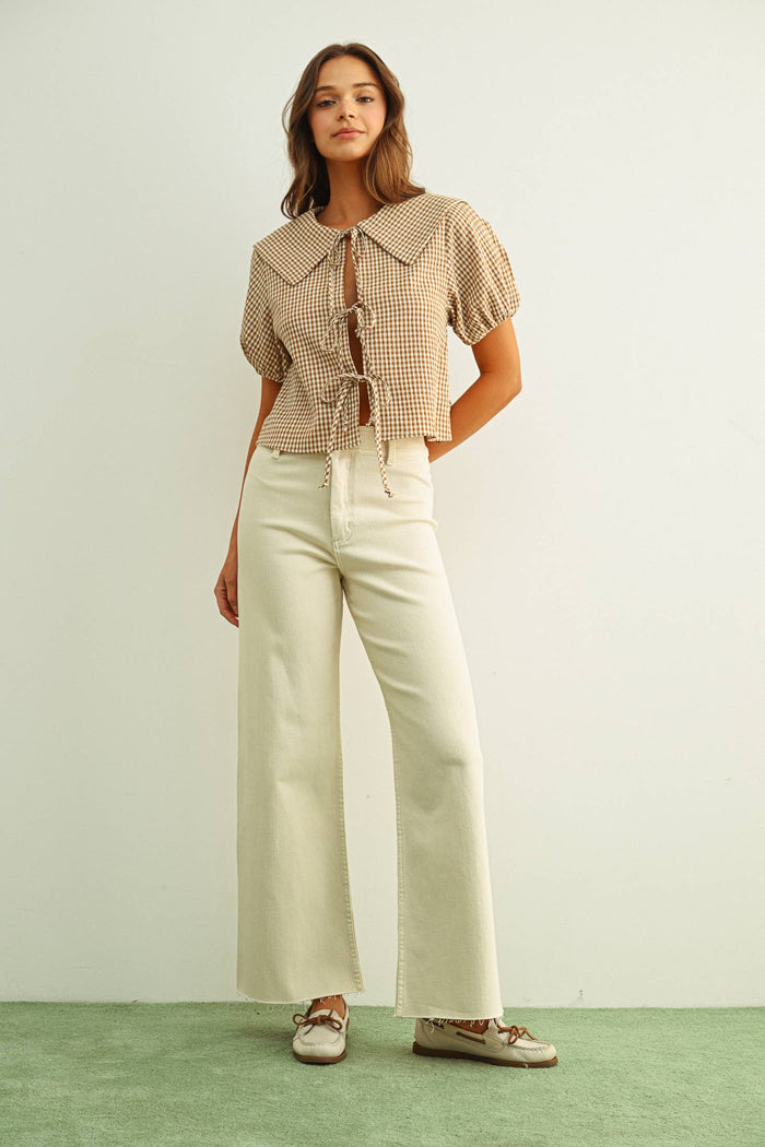 Straight Wide Leg Pant Matcha