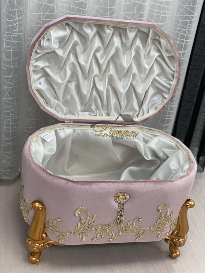 Liman Home Decor - Liman Online Sultan Bruidkisten Roze