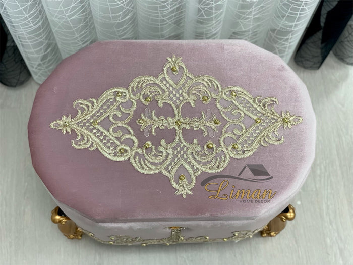 Liman Home Decor - Liman Online Sultan Bruidkisten Roze