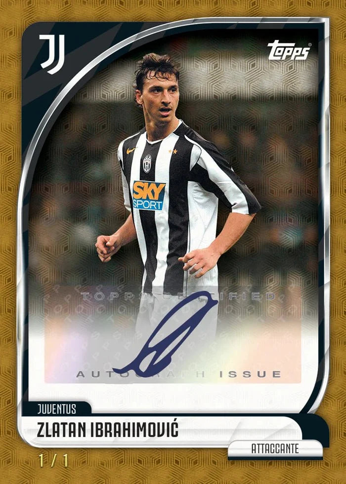 Topps Juventus 25/26 Collectors Tin Set Trading Cards (Black/White) | SoccerWearhouse