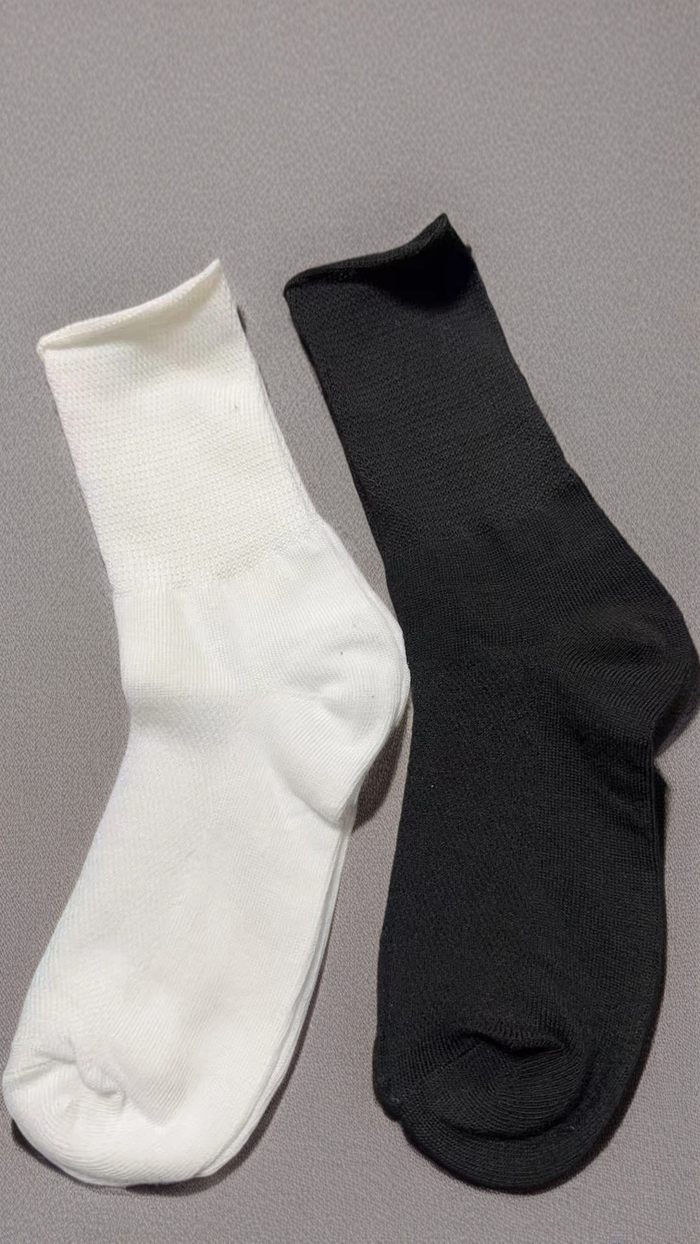 TRANSLINK Women's Men's Big and Tall Diabetic Circulatory Crew Socks, 6-Pack